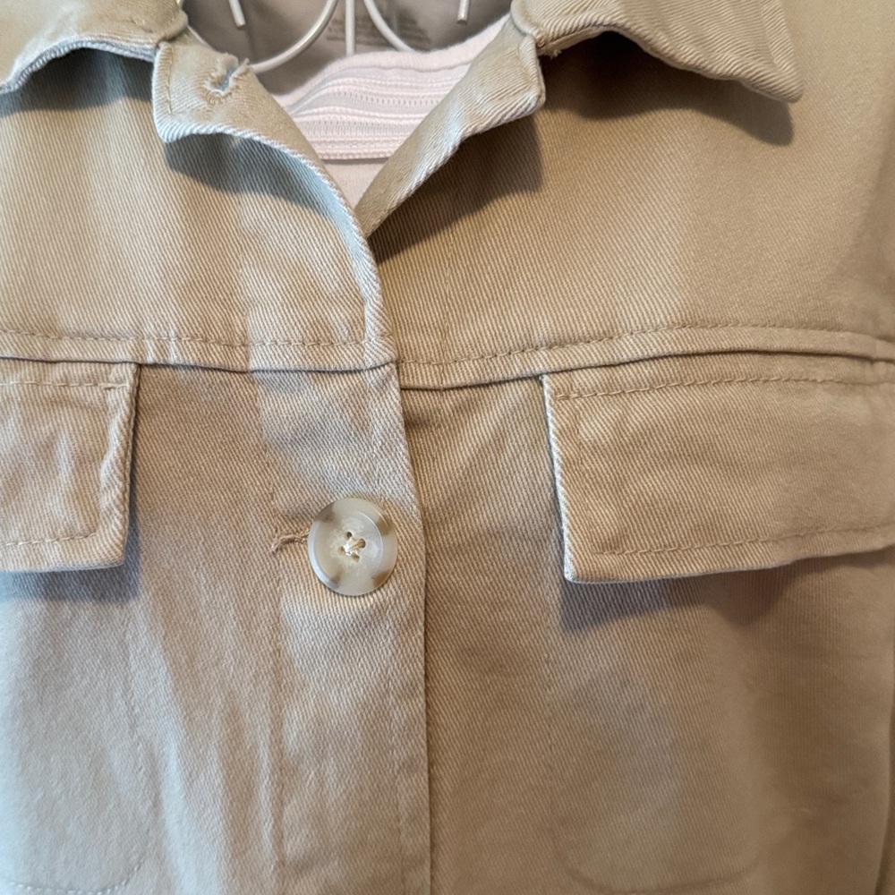 Angels Cream Button-Up Jacket - Picture 5 of 9